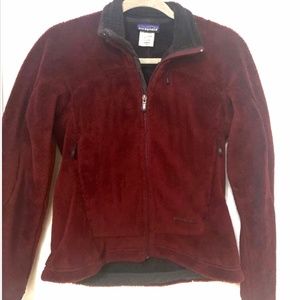 Patagonia Fleece Jacket Ruby Red